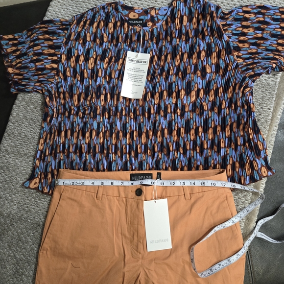 Wildfang Pants - Wildfang Orange Pants And Blouse